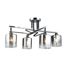 Люстра Sirius B A4057/4 CH+BK - фото