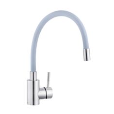 Змішувач для кухні Kroner KRP Edelstahl Klassisch-ESG035GRA рефлектор - фото