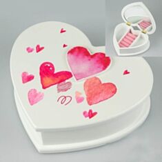 Шкатулка деревянная 036TP 19*16*6см - фото