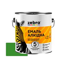 Емаль алкідна Зебра ПФ-116 світло-зелена 0,25 кг - фото