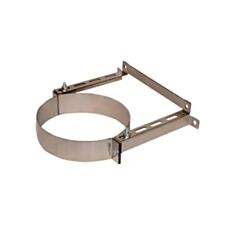 Хомут настенный дистанционный Вент-Устрий Ф220 нержавейка - фото