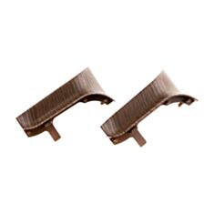 Комплект кутів внутрішніх для плінтуса ТІС 0051-ПЛГВК Венге класичний 2 шт - фото