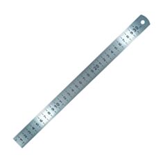 Лінійка будівельна Haisser 24360 з нержавіючої сталі 300 мм - фото