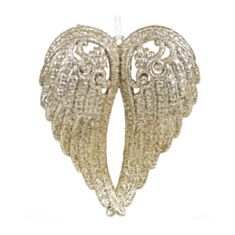 Игрушка на елку Крылья Ангела BonaDi 788-574 15 см золото - фото