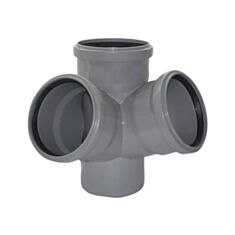 Хрестовина двохплощинна каналізаційна Magnaplast Htplus 67° 110*110*110 мм - фото