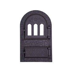 Дверка спарена арочна Булат Микулин з термосклом 53*33 см - фото