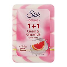 Мило туалетне Shik 1+1 Deluxe Крем & Грейпфрут 360 г - фото