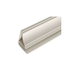 Плінтус ПВХ УММ Преміум 0,1*6 м білий - фото