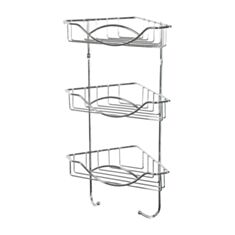 Полиця для ванни кутова AWD 2080051 3 ярусна - фото