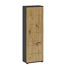 Пенал левый Martin V1 дуб артизан/черный - фото