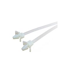 Стяжка кабельна LXL CHS-190PT з монтажною головкою 4,8*190 мм  біла - фото
