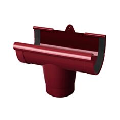 Воронка ринви Rainway 130 мм червона - фото