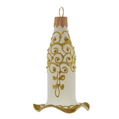 Ялинкова іграшка скляна ручної роботи "Дзвіночок" Orbital - фото