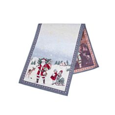 Наперон гобеленовий LiMaso Runner 246-45 Зимова казка 45*140 см - фото