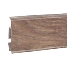 Плінтус Korner EVO 70 004 сандалове дерево 70*20,7*2500 мм - фото