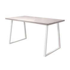 Стол обеденный Металл-Дизайн Бинго Оверлайт 115*75 см аляска/белый - фото