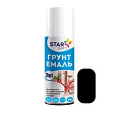 Грунт-емаль аэрозольна STAR Paint 2 в 1 чорна 0,4 л - фото