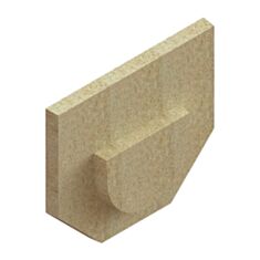 Заглушка торцева Vodaland Base DN100 H125 670124/125 для бетонного лотка  - фото