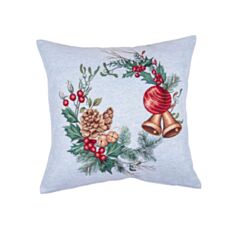 Наволочка новогодняя гобеленовая Limaso ZERMAT CO1-NV 45*45 см - фото