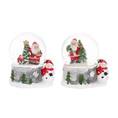 Декоративна водяна куля Санта BonaDi 129-102 6,5 см 2 дизайни - фото