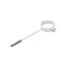 Хомут для каналізаційних труб Rainway 100/160 мм білий - фото