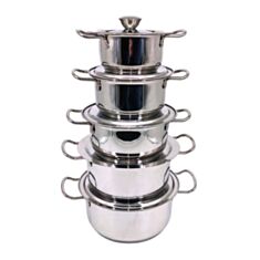 Набір каструль A-Plus APL0255 10 предметів - фото