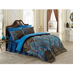 Комплект постільної білизни Cotton Box Royal Saten Diba Brown 2,0 - фото