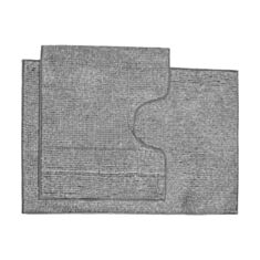 Набір килимків для ванної та туалету Dariana Standard Plus сірий - фото