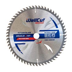 Диск пильний WellCut Standard WS60230 60T 230*22,23 мм - фото