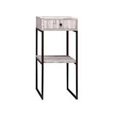 Тумба Метал-Дизайн Толедо аляска/чорний - фото