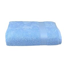 Рушник махровий Home Line 124242 з бордюром 70*140 блакитний - фото