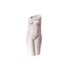 Ваза Cute Силуэт коричневый мрамор - фото