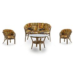 Комплект садових меблів Calamus Rotan Багами олива - фото