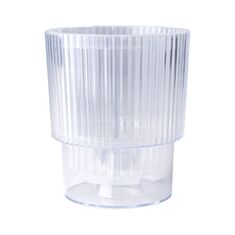Горшок Алеана для орхидей с дренажом 129033 16*18,5 см прозрачный - фото