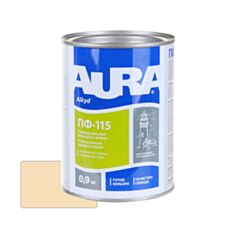 Емаль алкідна Aura Alkyd ПФ-115 бежева 0,9 кг - фото