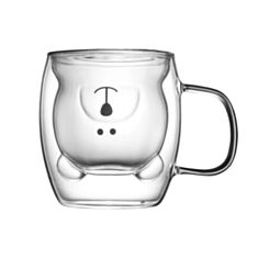 Набір чашок Vittora Animals VT-5303-250 з подвійними стінками 250 мл 2 шт - фото