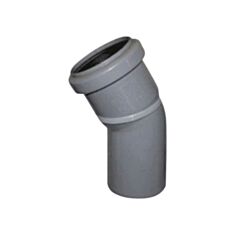 Коліно каналізаційне Інсталпласт внутрішнє 20° 50 мм - фото