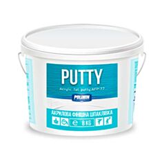 Шпаклівка фінішна Полімін AFP-77 акрилова 2 кг - фото