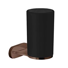 Стакан подвесной Newform NIO 67206.58.061 Copper bronze\керамика черная - фото