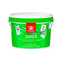 Интерьерная краска акрилатная Tikkurila Joker А белая 9,0 л - фото