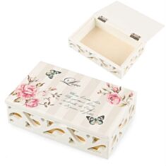 Деревянная шкатулка ажурная 068TP 16*10*6 см - фото