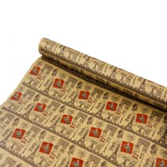 Бумага упаковочная крафтовая President Decor CR-007 Париж - фото