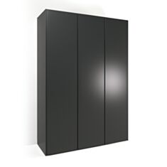 Шкаф трехдверный Merx Moderno МНД130 антрацит 26009034 - фото