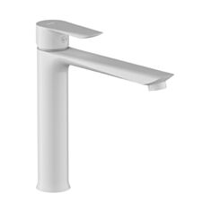 Смеситель для умывальника высокий Imprese Vaclav f03506403AB белый - фото