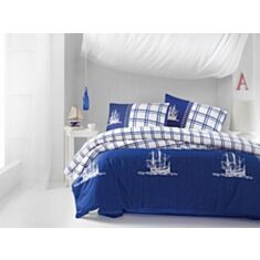 Комплект постельного белья Cotton Box Maritime Ranforce Nautical Lacivert 2,0 - фото