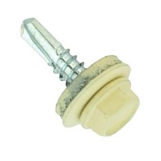 Саморез кровельный Wkret-Met RAL1015 с прокладкой 4,8*19 мм 250 шт слоновая кость - фото