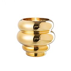 Підсвічник J-Line Clea 48643 Glass Gold  - фото
