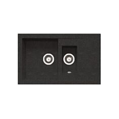 Кухонная мойка Виола 07 78*50 см черная - фото