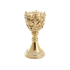 Підсвічник BonaDi 440-810 "Лавровий букет" 21 см золотий - фото