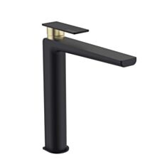 Смеситель для умывальника Aqua Rodos Cuba 02 Black Matte - фото